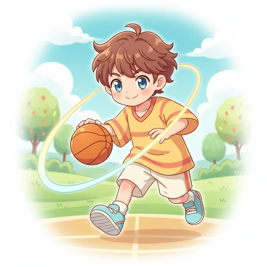 Dribbling card: Stationary